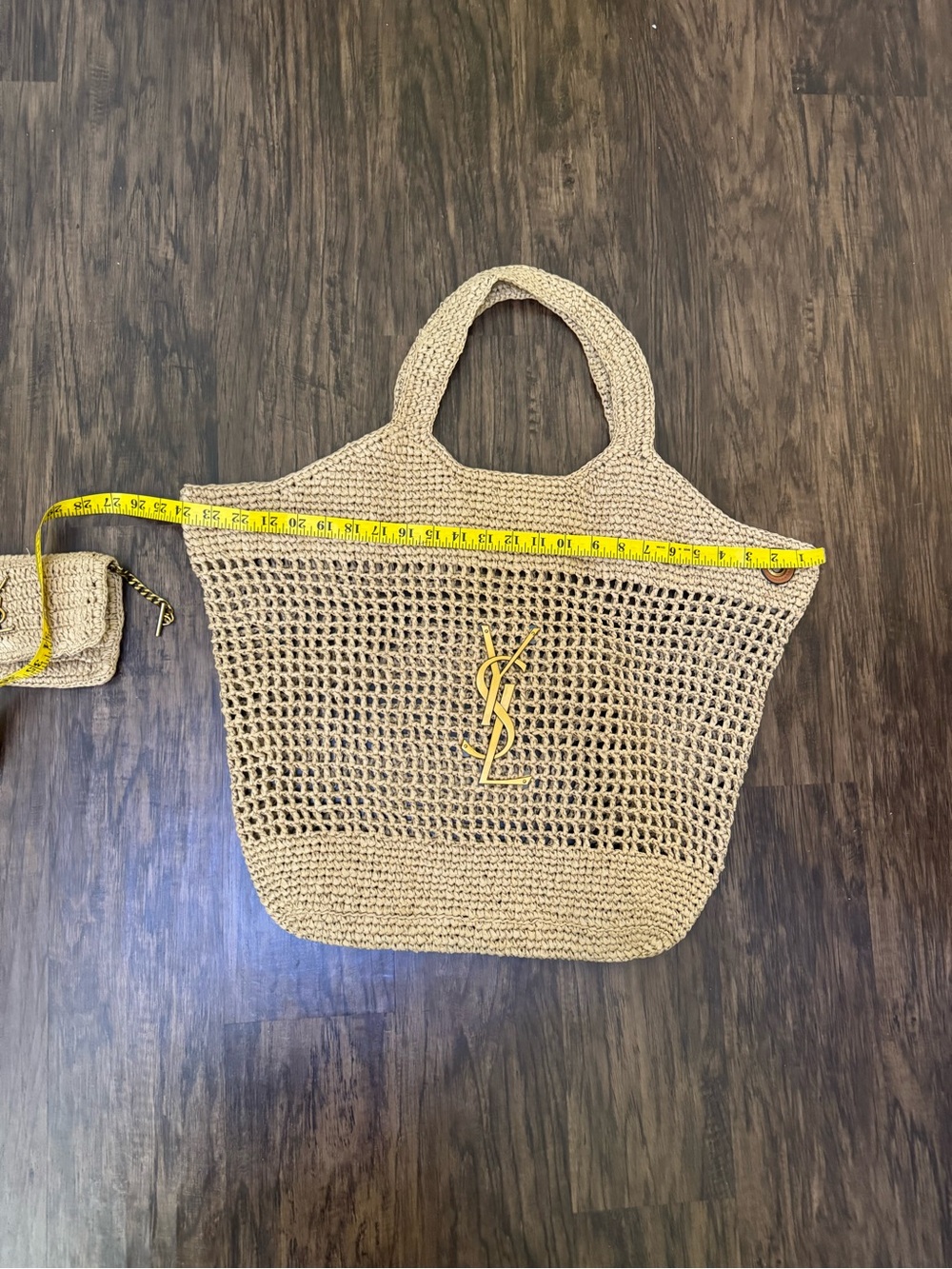 Crochet Tote bag with Matching Pouch - Picture 14 of 14